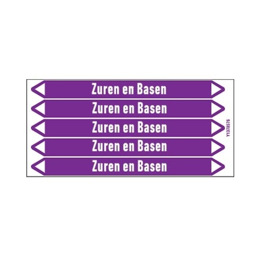 Rohrmarkierer: Zuur  | Niederländisch | Säuren und Laugen