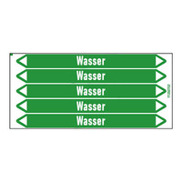 Rohrmarkierer: Warmwasser | Deutsch | Wasser