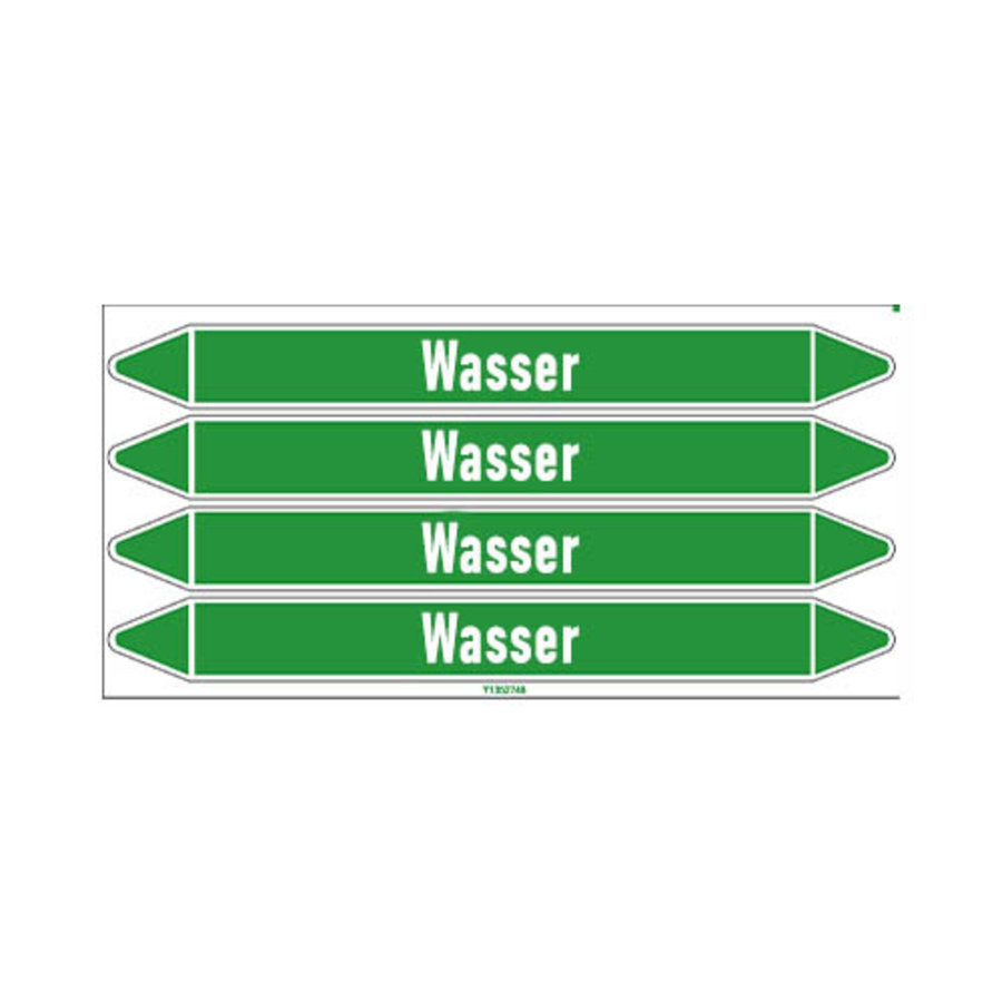 Rohrmarkierer: Wasser | Deutsch | Wasser