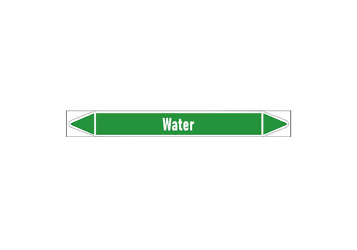 Rohrmarkierer: Well water | Englisch | Wasser 