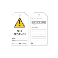 Wiederbeschreibbare Sicherheitsanhänger Niederländisch Guardian Extreme (5 Stück)