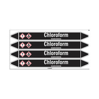Rohrmarkierer: Chloroform | Niederländisch | Nicht Brennbare Flüssigkeiten