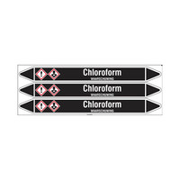 Rohrmarkierer: Chloroform | Niederländisch | Nicht Brennbare Flüssigkeiten