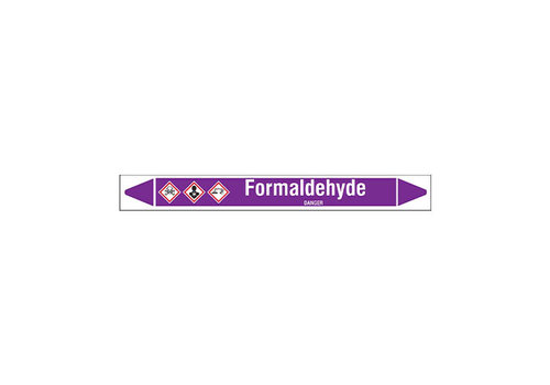 Rohrmarkierer: Formaldehyde | Englisch | Säuren und Laugen 