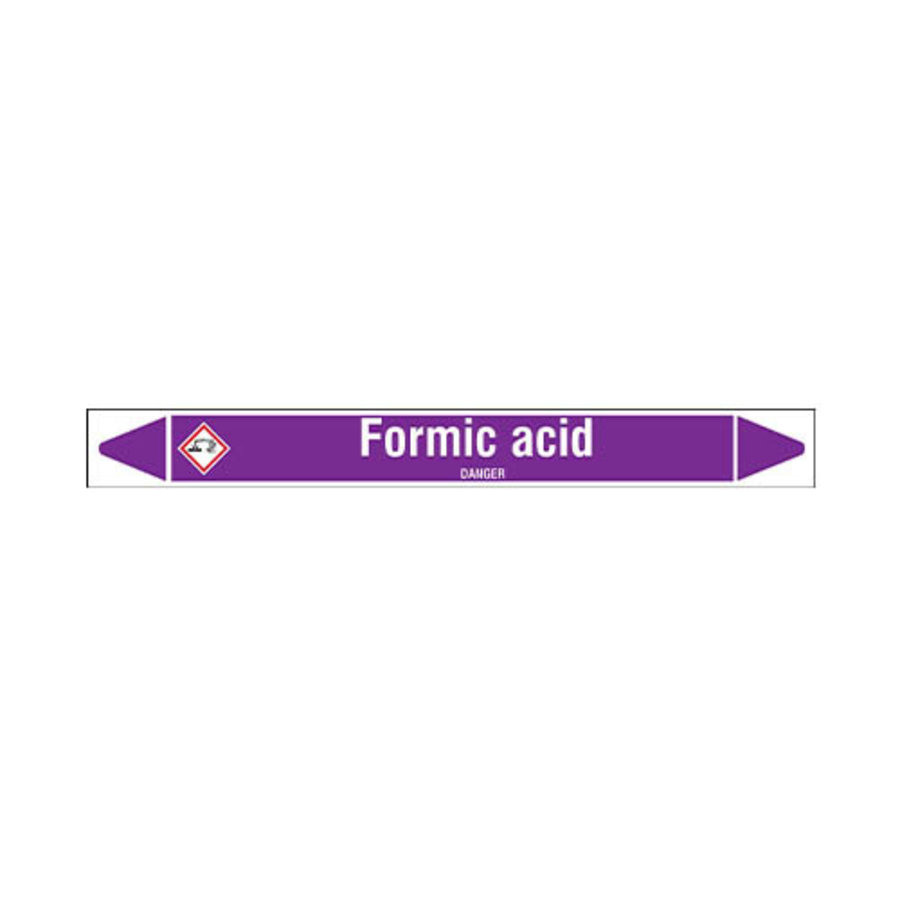 Rohrmarkierer: Formic acid | Englisch | Säuren und Lauge