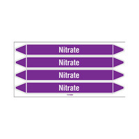 Rohrmarkierer: Nitrate | Englisch | Säuren und Laugen