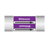 Rohrmarkierer: Whitewash | Englisch | Säuren und Laugen