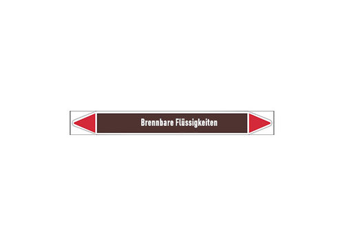 Rohrmarkierer: Benzin bleifrei | Deutsch | Brennbare Flüssigkeiten  Rohrmarkierer: Benzin bleifrei | Deutsch | Brennbare Flüssigkeiten