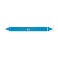 Rohrmarkierer: Treated air | Englisch | Luft