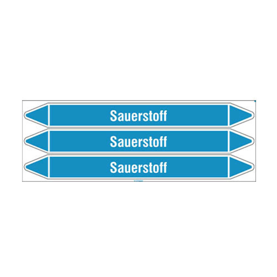 Rohrmarkierer: Sauerstoff | Deutsch | Sauerstoff