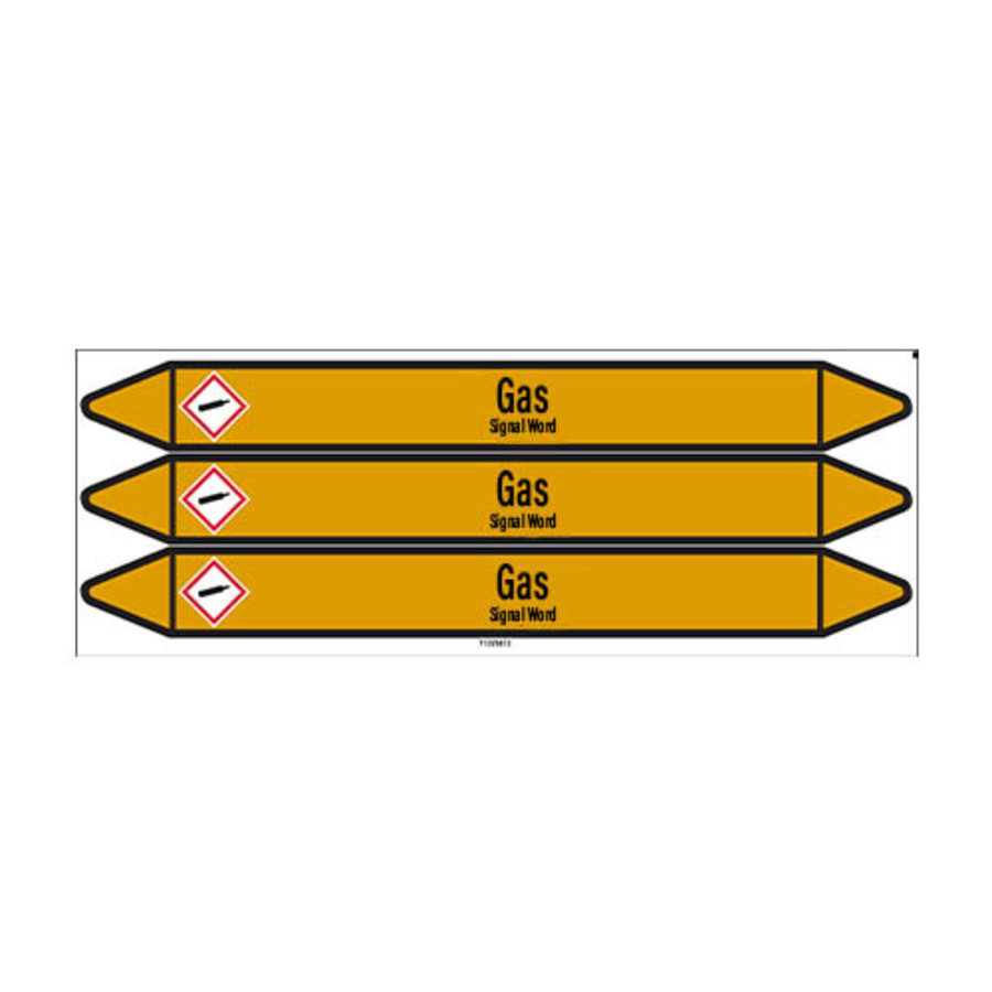 Rohrmarkierer: Ethylene oxide | Englisch | Gase