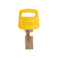 SafeKey Kompakt Nylon Sicherheitsvorhängeschloss gelb 180181