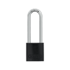 Abus Titalium Aluminium Sicherheitsvorhängeschloss schwarz, 72/40HB75 mit gehärtetem Stahlbügel