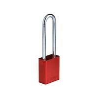 SafeKey Aluminium Sicherheitsvorhängeschloss Rot 3-pack 150218
