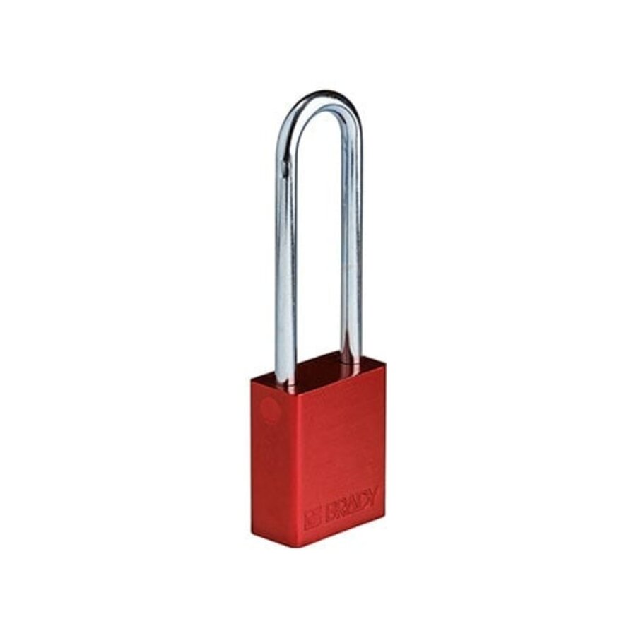 SafeKey Aluminium Sicherheitsvorhängeschloss Rot 3-pack 150218