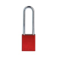 SafeKey Aluminium Sicherheitsvorhängeschloss Rot 6-pack 150303