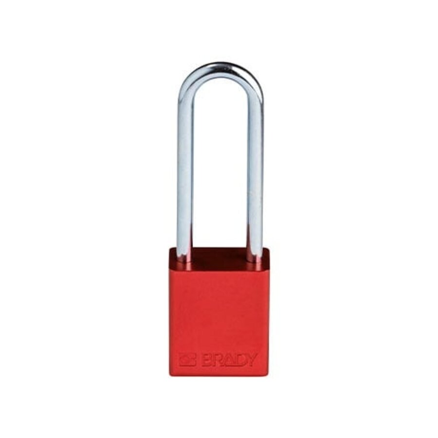 SafeKey Aluminium Sicherheitsvorhängeschloss Rot 6-pack 150303