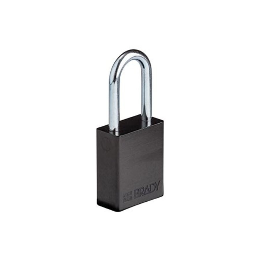 SafeKey Aluminium Sicherheitsvorhängeschloss Schwarz 3-pack 150349