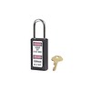 Master Lock Sicherheitsvorhängeschloss schwarz 411BLK - 411KABLK