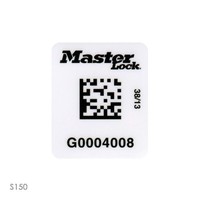Vorhängeschloss-Etiketten mit RFID Barcode (25 Stück) S151-S152
