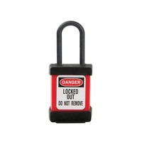 Zenex Sicherheitsvorhängeschloss rot S32RED - S32KARED