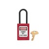 Master Lock Sicherheitsvorhängeschloss rot S32RED - S32KARED