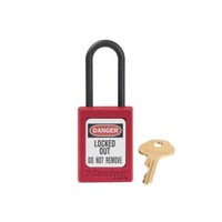 Zenex Sicherheitsvorhängeschloss rot S32RED - S32KARED