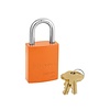Master Lock Vorhängeschloss aus Aluminium orange 6835ORJ
