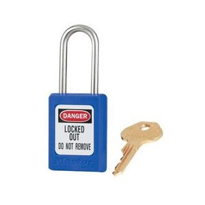 Master Lock Sicherheitsvorhängeschloss blau S31BLU, S31KABLU