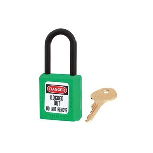 Master Lock Zenex Sicherheitsvorhängeschloss grün 406GRN, 406KAGRN