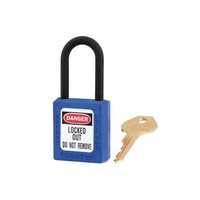 Zenex Sicherheitsvorhängeschloss blau 406BLU, 406KABLU
