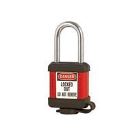 Zenex Sicherheitsvorhängeschloss rot 410RED, 410KARED