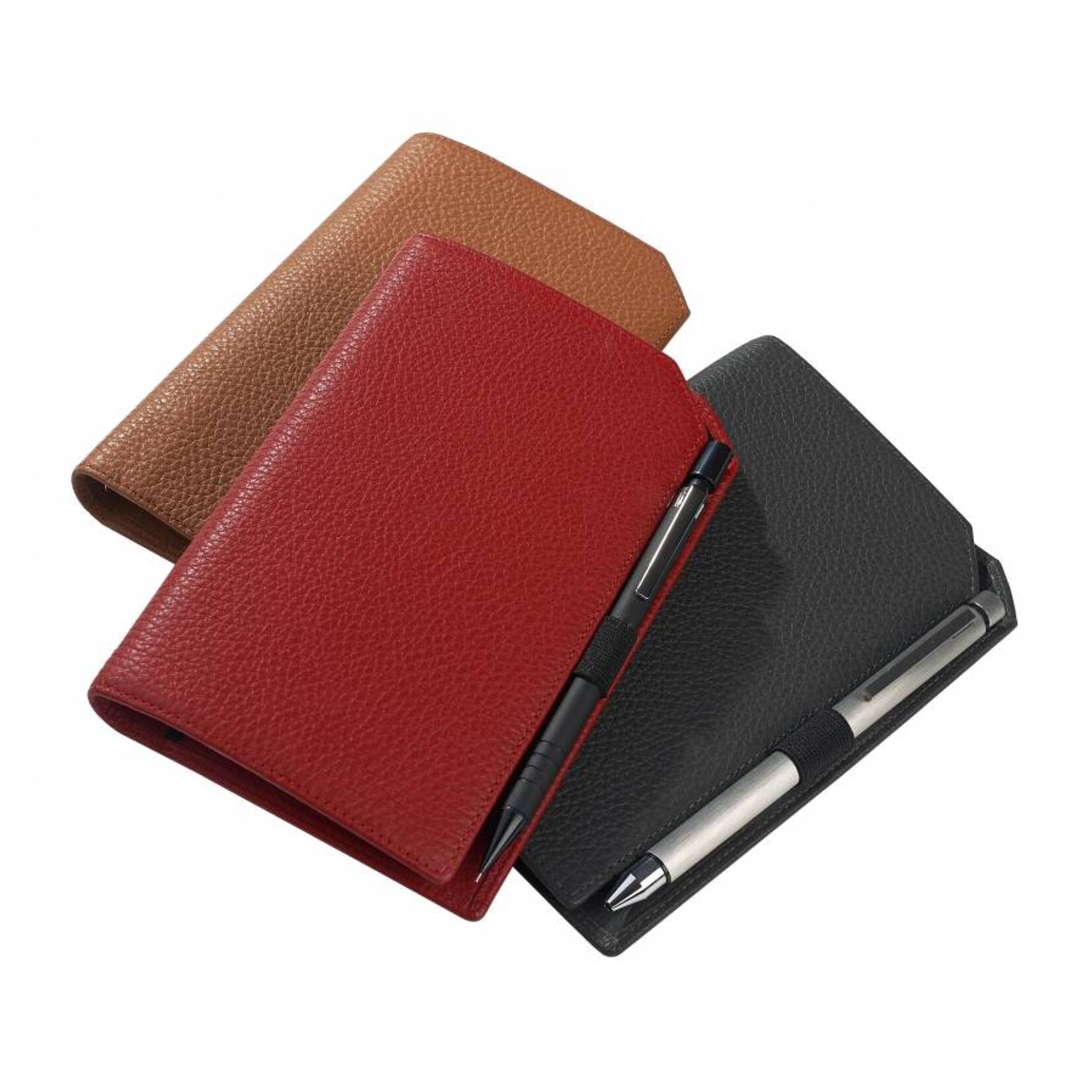 Lederringbuch "Classic", 13-mm-Ringmechanik - weinrot