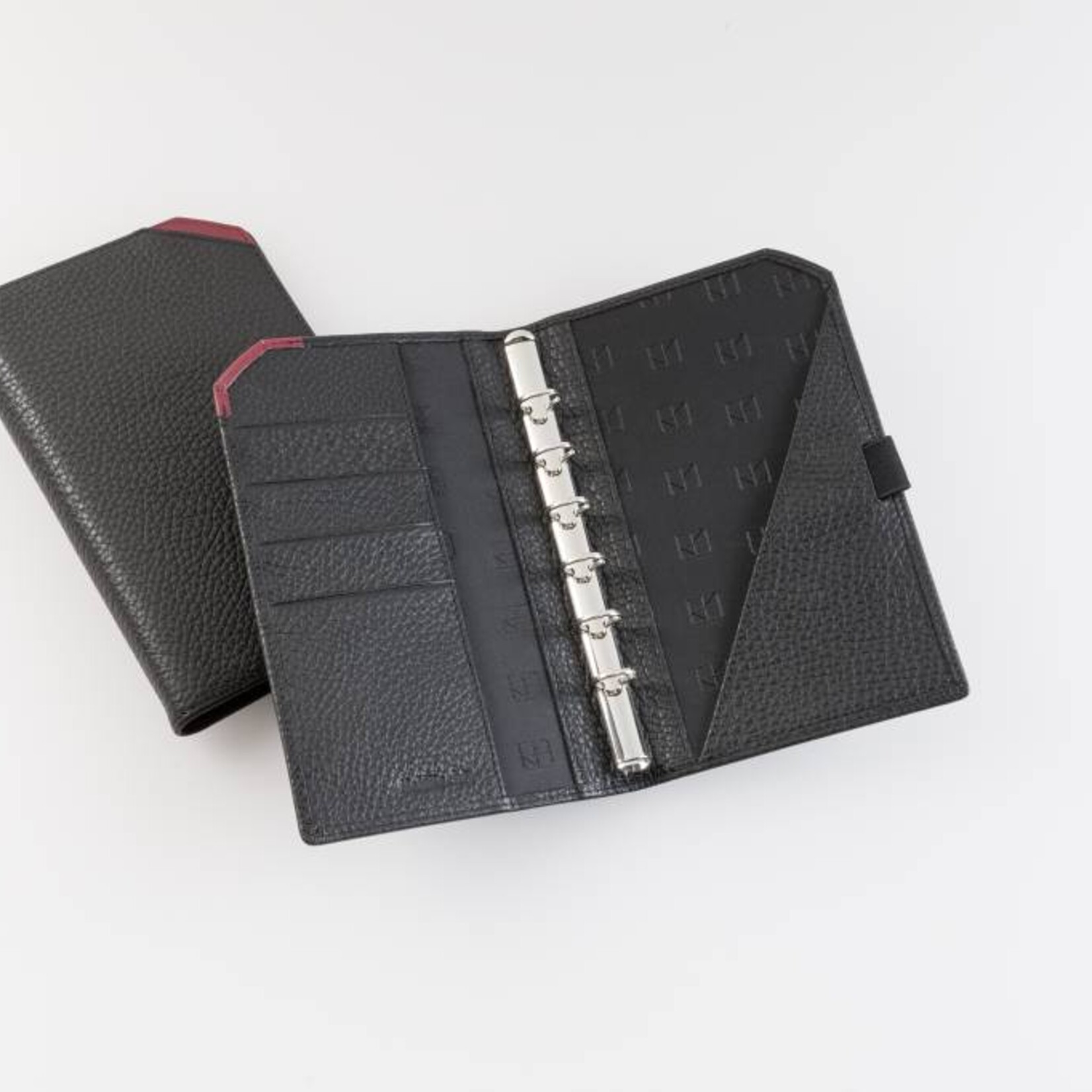 Lederringbuch "TeamLine", 13-mm-Ringmechanik burgund