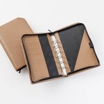 Lederringbuch "Classic S" cognac