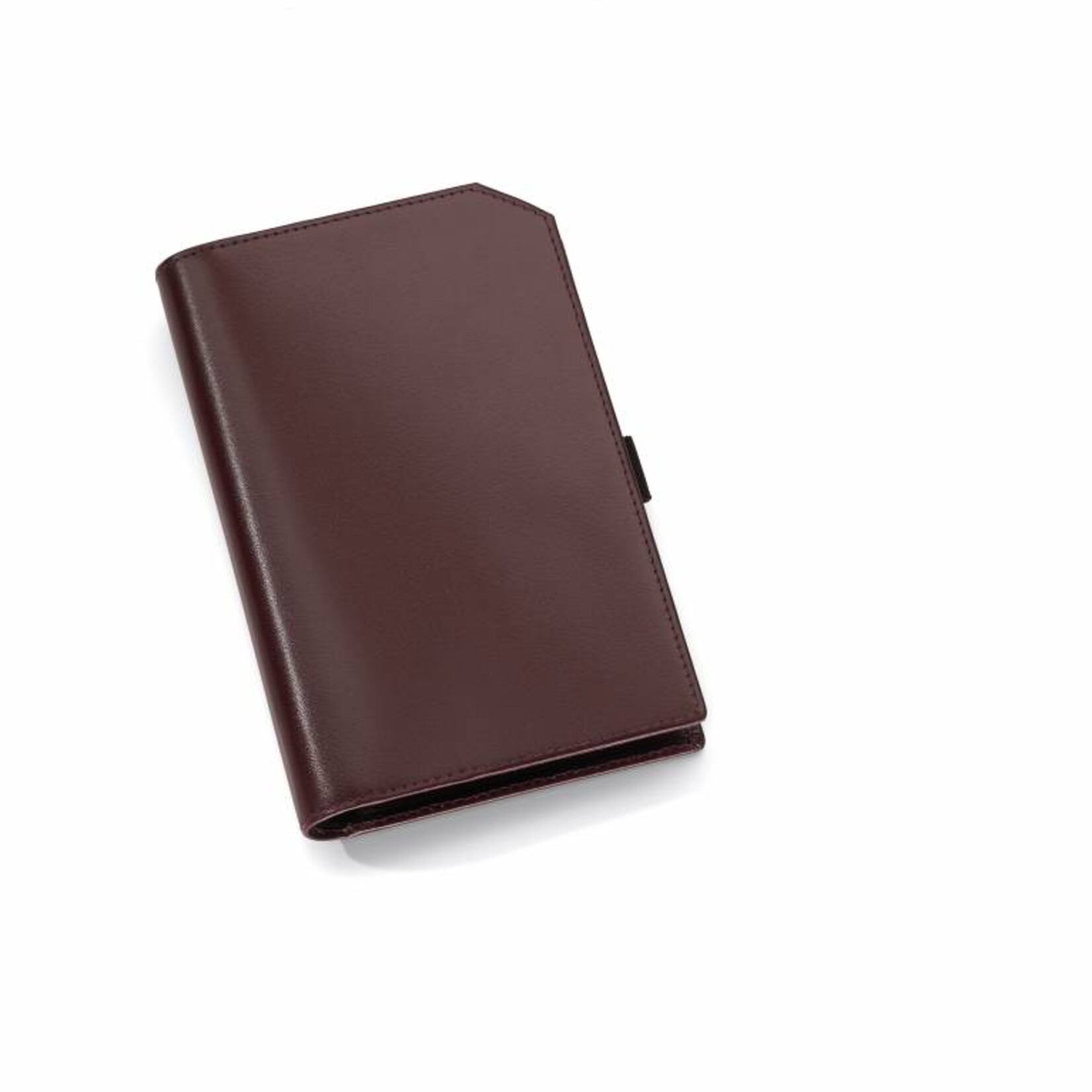 Lederringbuch "Klassik", 17-mm-Ringmechanik Glattleder - bordeaux