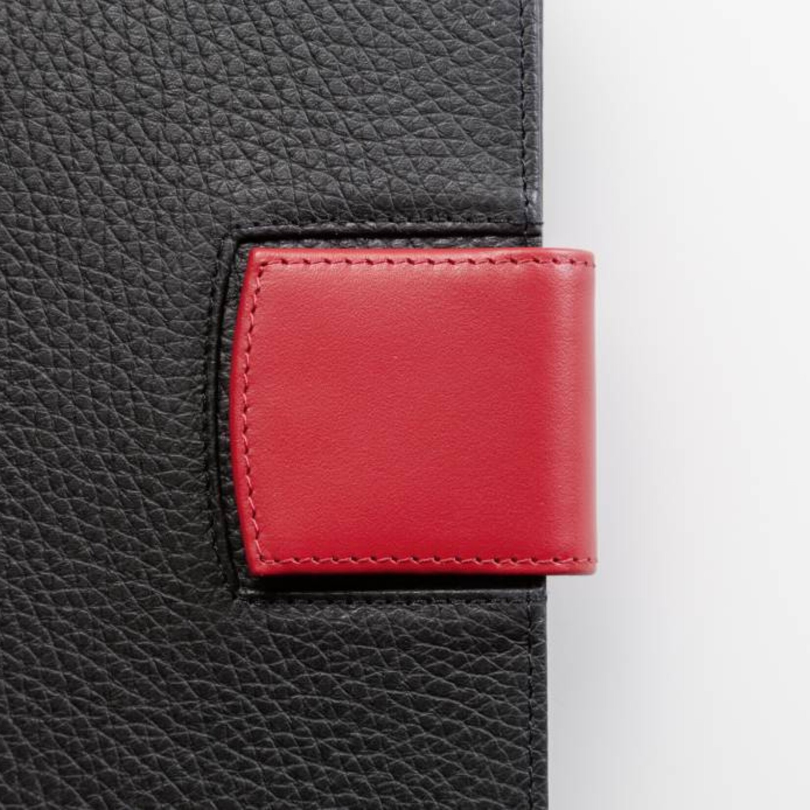 Lederlasche einzeln - rot