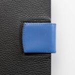 Lederlasche einzeln - blau
