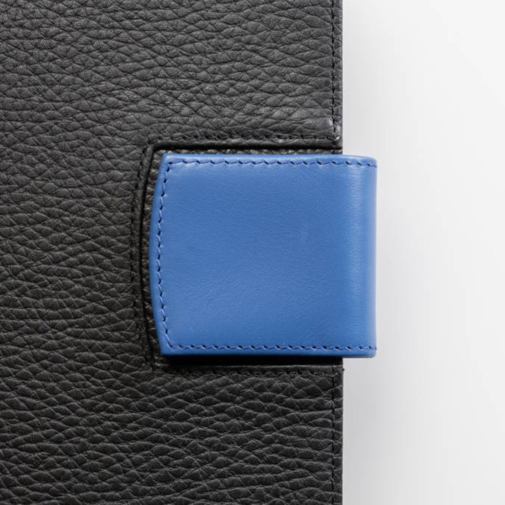 Lederlasche einzeln - blau