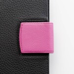 Lederlasche einzeln - pink