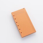100 Notizzettel  farbig - Rotorange