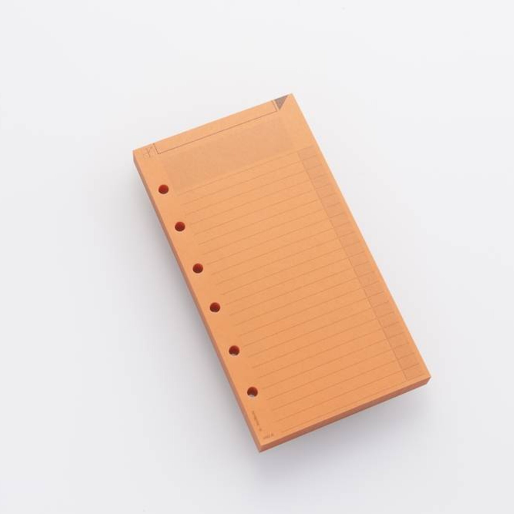 Notizzettel AM2 farbig - Rotorange