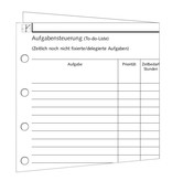 Aufgabensteuerung - DIN A5