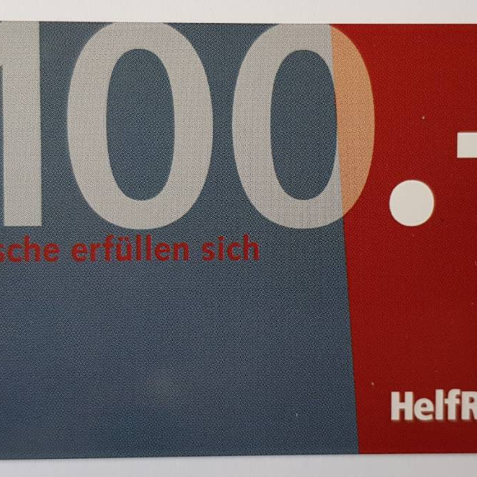 Gutscheinkarte von HelfRecht 100 Euro