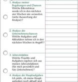 Zielplan für den Monat