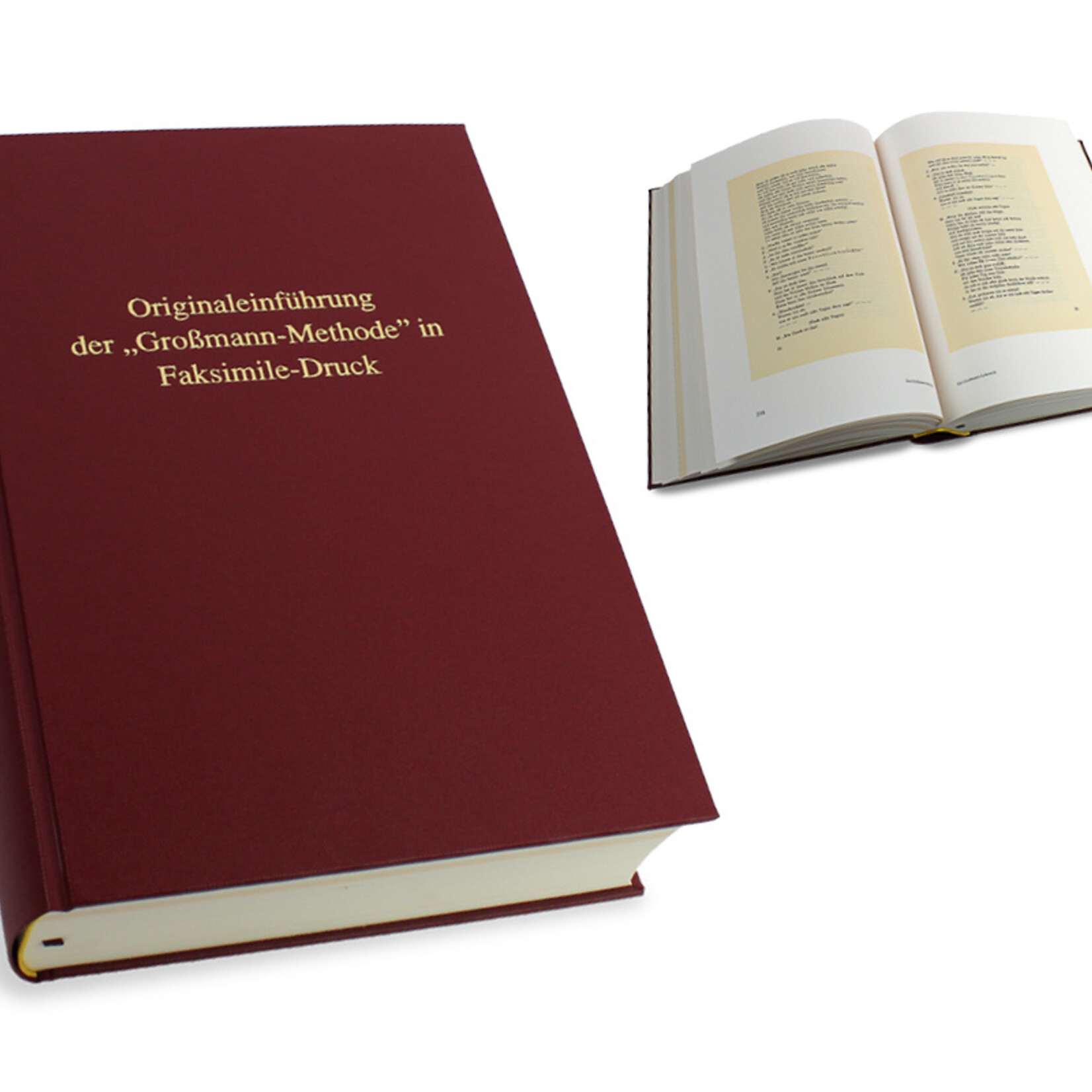 Originaleinführung der "Großmann-Methode" in Faksimile-Druck