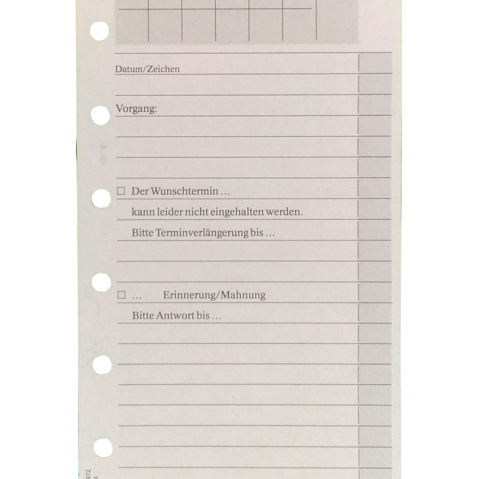 Terminüberwachung