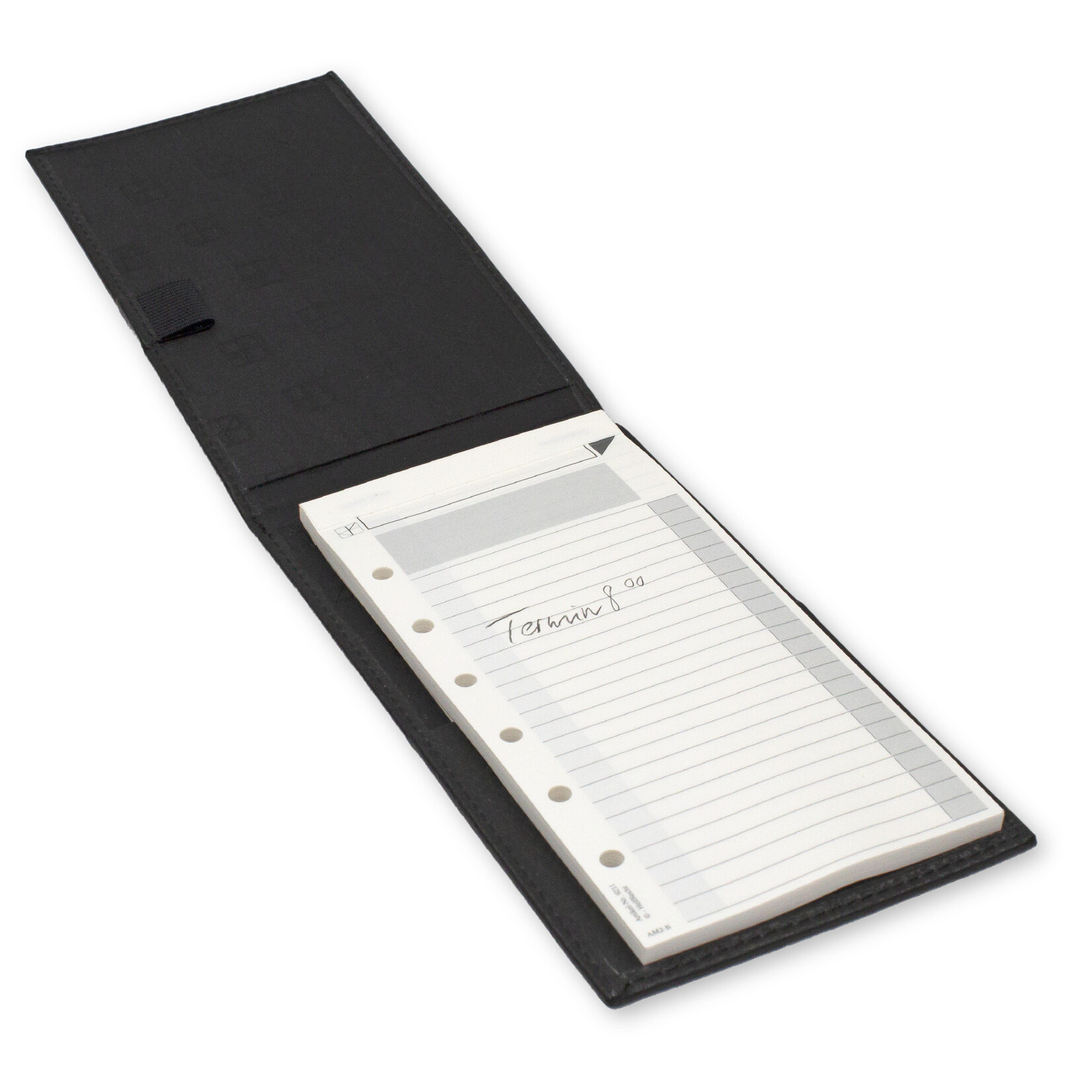 Notizblock im "Reporter-Stil" - Schwarz
