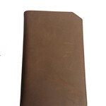 Lederringbuch "Classic" chocolate