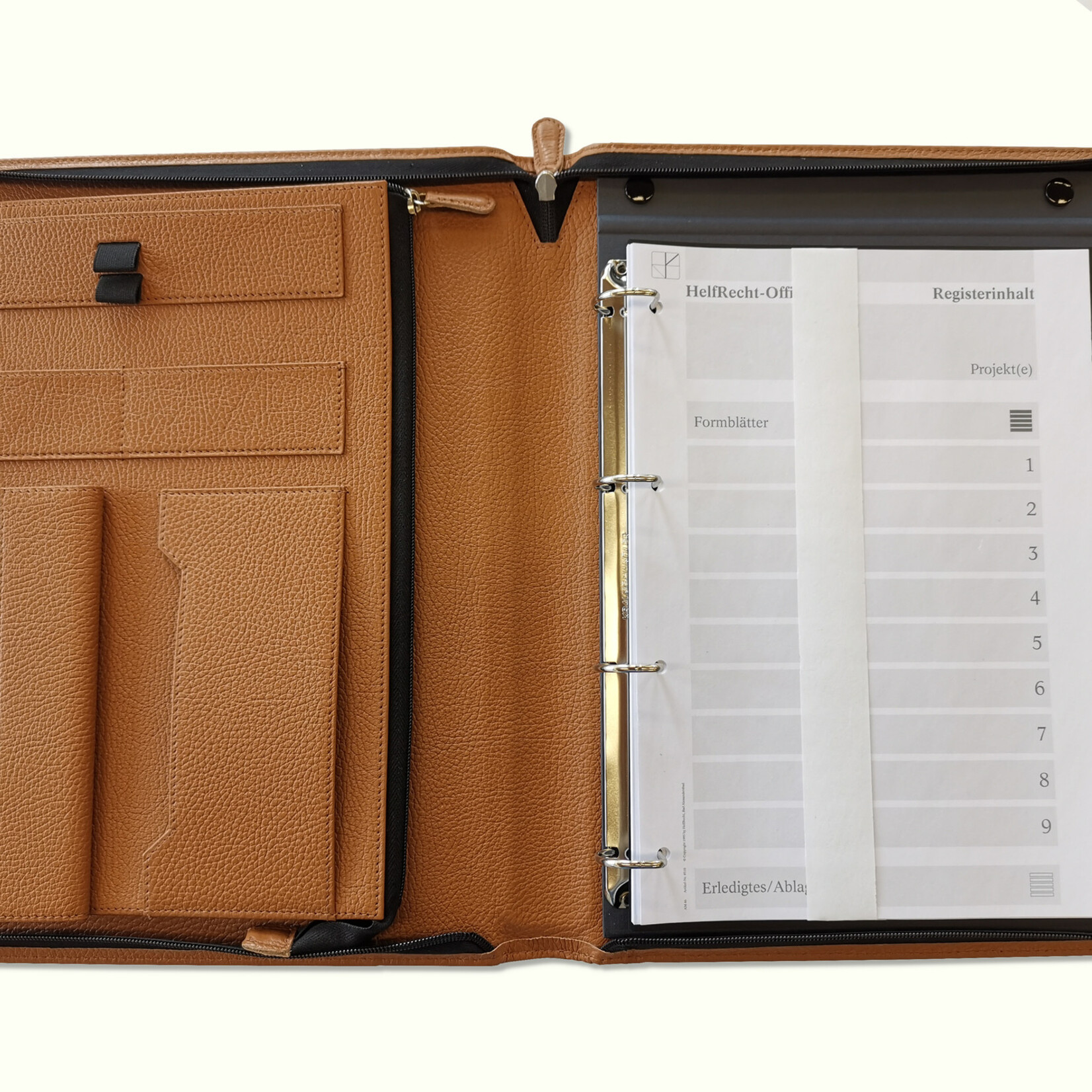 Ledermappe "Office Classic"  mit Tragegriff